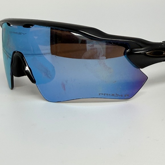 Oakley OO9208 5539 Radar EV Path Prizm Sunglasses Men's Black Blue 21442 - Picture 3 of 9